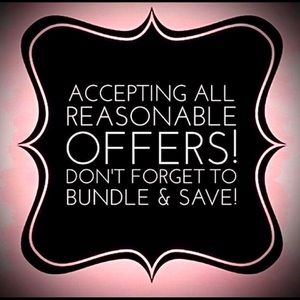 ACCEPTING REASONABLE OFFERS